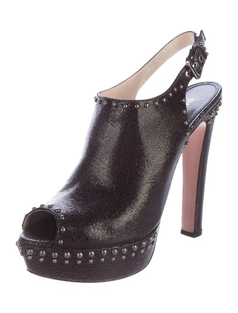 Prada platform booties